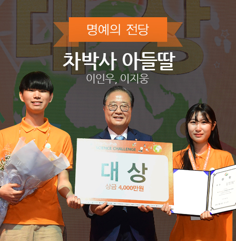 명예의 전당, 대상_차박사 아들딸_이인우, 이지웅